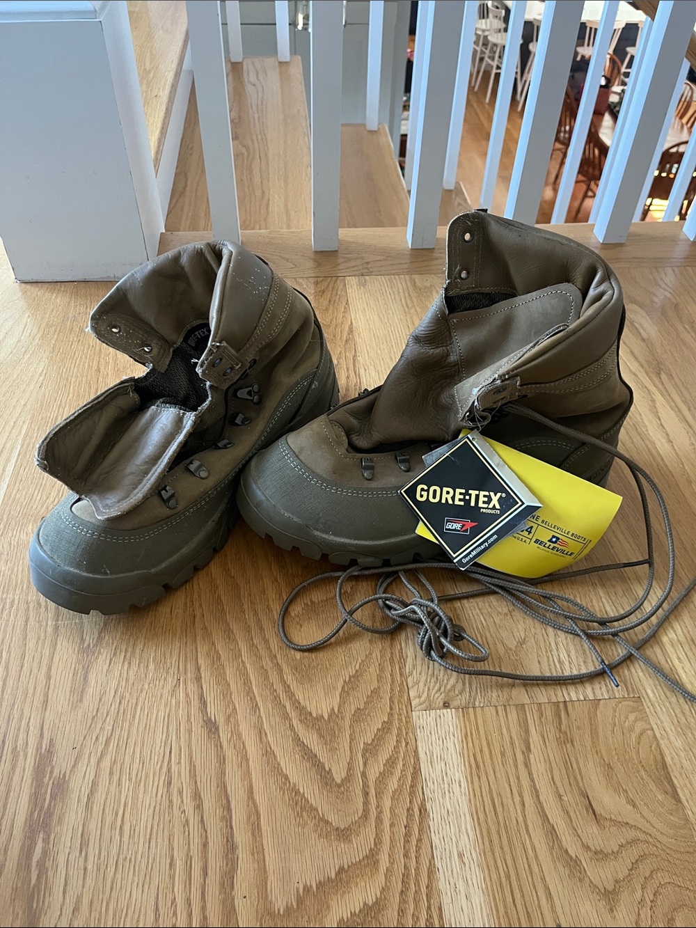 GORE-TEX Olive mens Waterproof Trail Boots